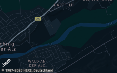 Heizung Map of Garching an der Alz