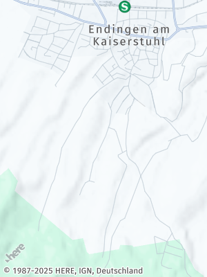Here Map of Endingen am Kaiserstuhl