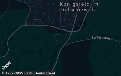 Heizung Map of Königsfeld im Schwarzwald