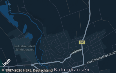 Heizung Map of Babenhausen