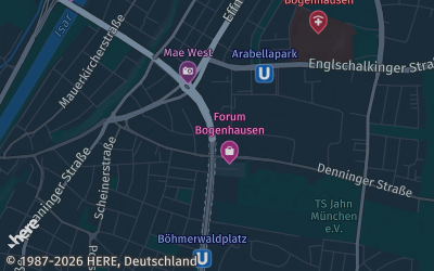 Heizung Map of Bogenhausen