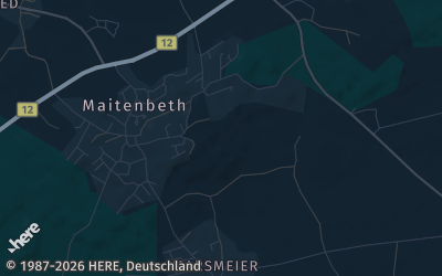 Heizung Map of Maitenbeth