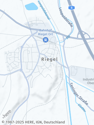 Here Map of Riegel am Kaiserstuhl