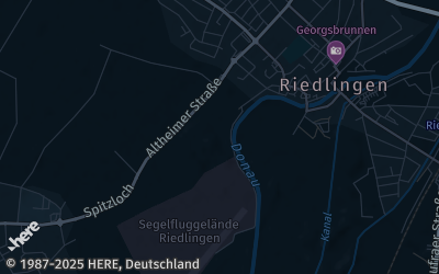 Heizung Map of Riedlingen