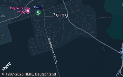 Heizung Map of Poing bei München