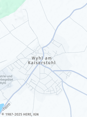 Here Map of Wyhl am Kaiserstuhl