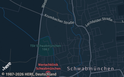 Heizung Map of Schwabmünchen