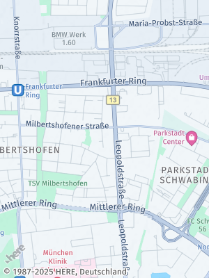 Here Map of Milbertshofen-Am Hart
