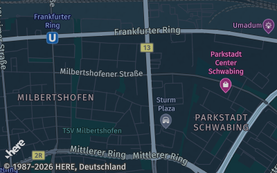 Heizung Map of Milbertshofen-Am Hart