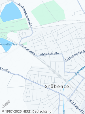 Here Map of Gröbenzell