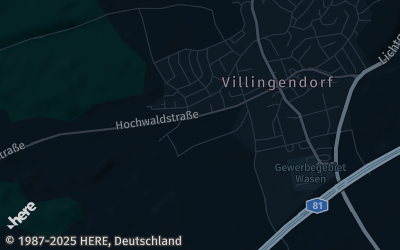 Heizung Map of Villingendorf