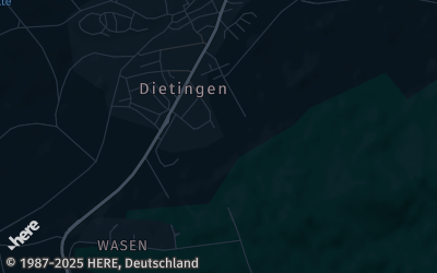 Heizung Map of Dietingen bei Rottweil
