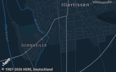 Heizung Map of Illertissen