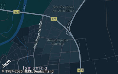 Heizung Map of Ismaning