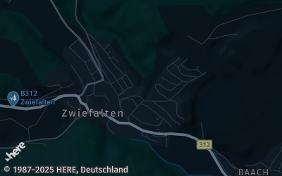 Heizung Map of Zwiefalten