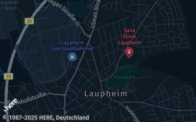 Heizung Map of Laupheim