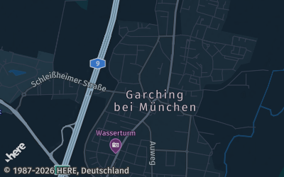 Heizung Map of Garching bei München