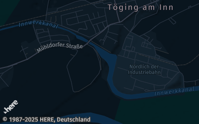 Heizung Map of Töging am Inn
