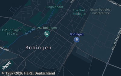 Heizung Map of Bobingen