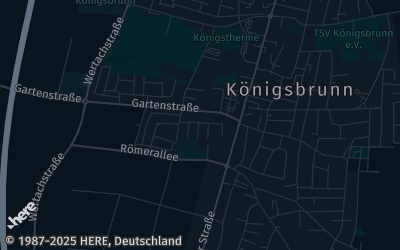Heizung Map of Königsbrunn bei Augsburg