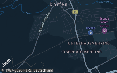 Heizung Map of Dorfen