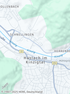 Here Map of Haslach im Kinzigtal