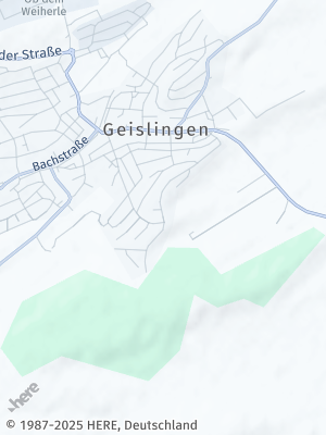 Here Map of Geislingen bei Balingen