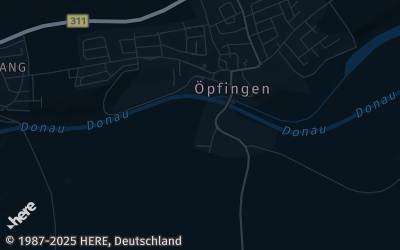 Heizung Map of Öpfingen