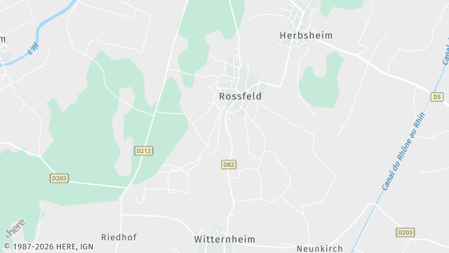 Carte de la zone d'intervention à Rossfeld