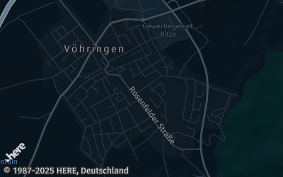Heizung Map of Vöhringen