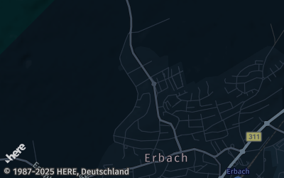 Heizung Map of Erbach