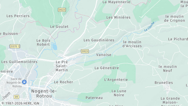 Carte de la zone d'intervention à Arcisses