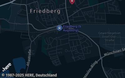 Heizung Map of Friedberg