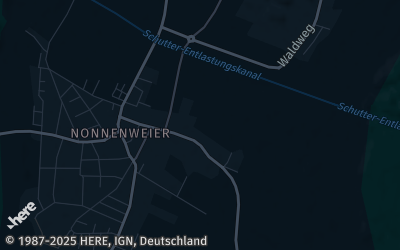 Heizung Map of Schwanau