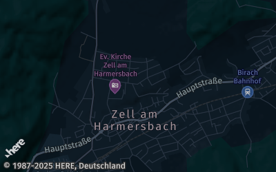 Heizung Map of Zell am Harmersbach