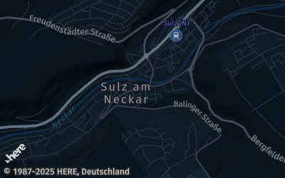 Heizung Map of Sulz am Neckar