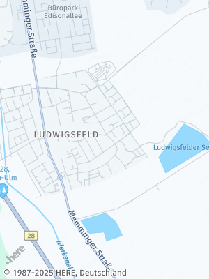 Here Map of Ludwigsfeld