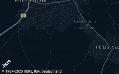 Heizung Map of Friesenheim