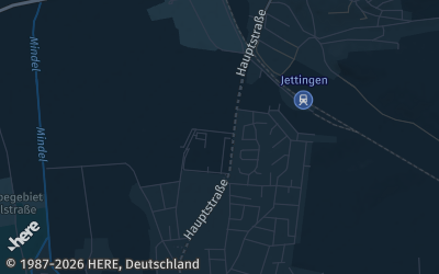Heizung Map of Jettingen-Scheppach