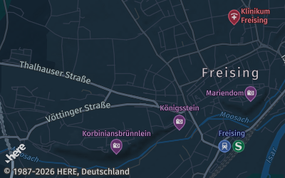 Heizung Map of Freising