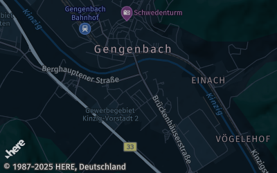 Heizung Map of Gengenbach