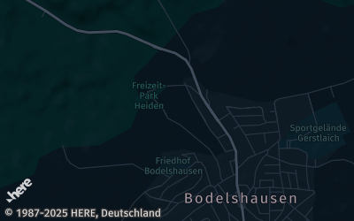 Heizung Map of Bodelshausen
