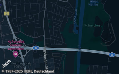 Heizung Map of Gersthofen