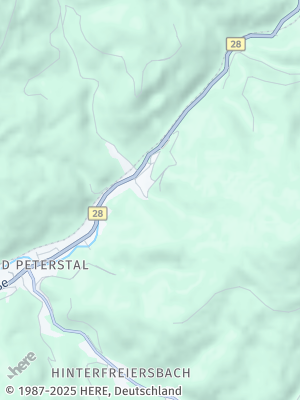 Here Map of Bad Peterstal-Griesbach