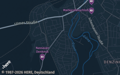 Heizung Map of Günzburg