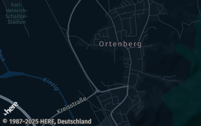 Heizung Map of Ortenberg