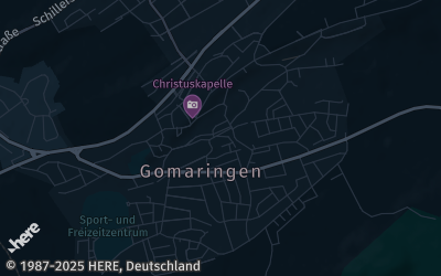 Heizung Map of Gomaringen