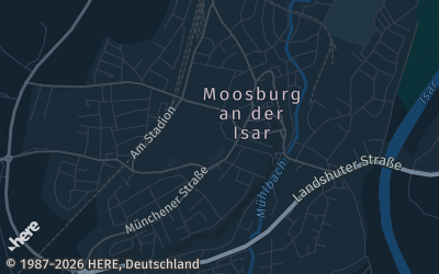 Heizung Map of Moosburg an der Isar