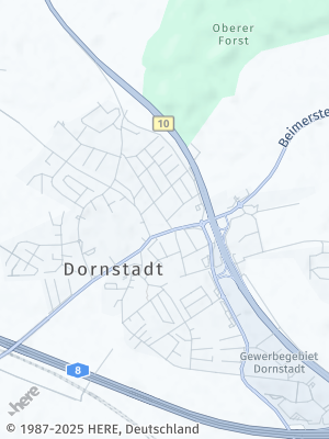 Here Map of Dornstadt
