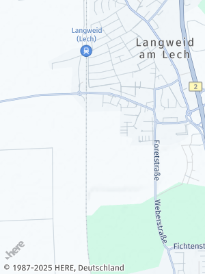 Here Map of Langweid am Lech